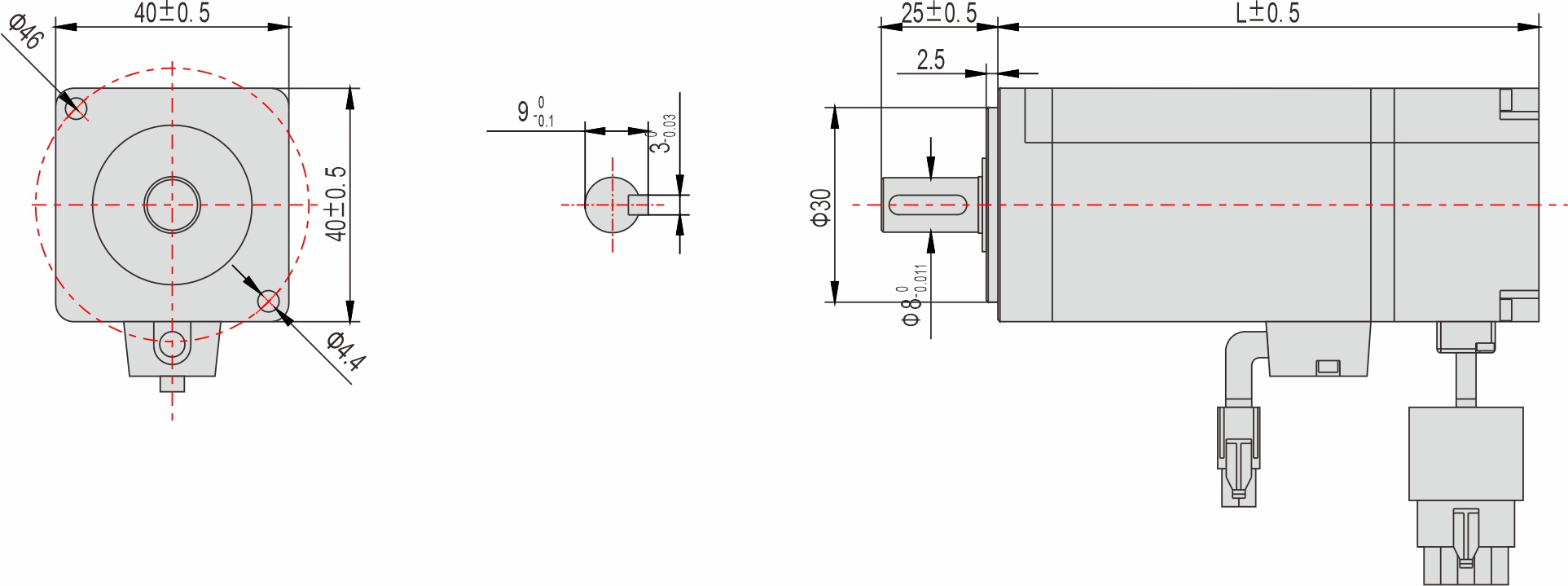 40mm 伺服馬達(dá) 40mm 伺服馬達(dá)