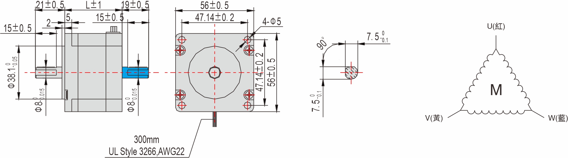 英士達(dá)機(jī)電 56mm步進(jìn)馬達(dá) 英士達(dá)機(jī)電 56mm步進(jìn)馬達(dá)